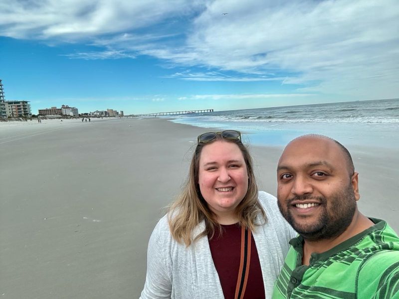 A Beautiful Winter Day at the Beach