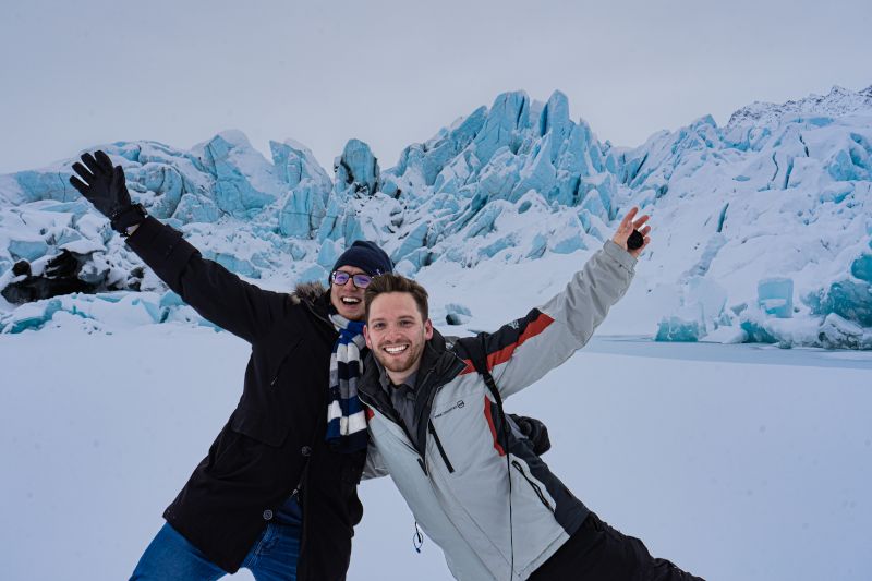 Excited to See a Glacier in Alaska