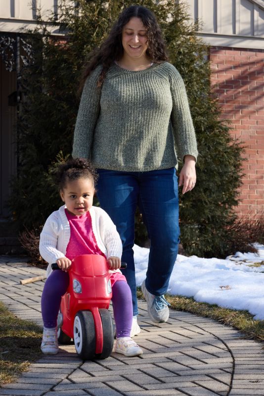 Riding a Motorcycle With Mom