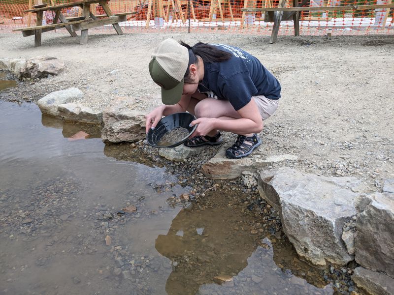 Panning for Gold While on Vacation 