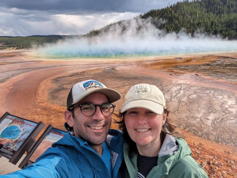 In Awe of the Grand Prismatic Spring