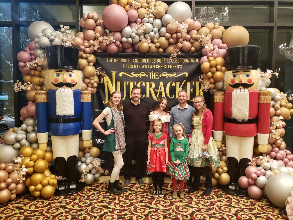 At the Nutcracker With Family