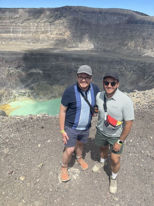 Hiking to a Volcano Crater in El Salvador