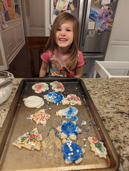 Proud of Her Baking and Decorating Skills