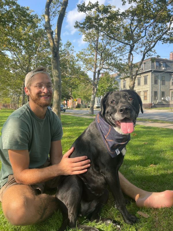 Luke & Stella Relaxing at a Local Park