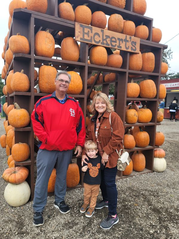 Pumpkin Patch with Gigi and Papa