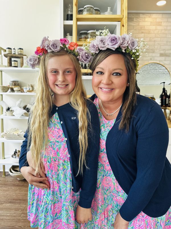 On Mother's Day We Make Flower Crowns Together!